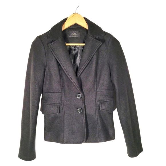 Amelia by BeCool Super Soft, Felt Like Black Blazer Size Small - Picture 1 of 7